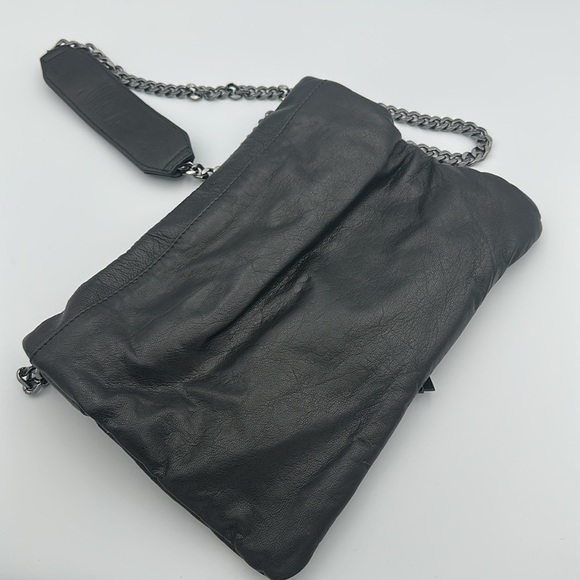 Moss Copenhagen Black Leather Crossbody / Clutch - Picture 4 of 11